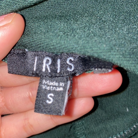 Deep green fitted dress - Picture 5 of 5